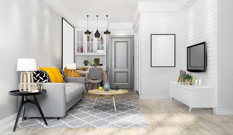 Цветовые Решения для Стен и Пола в Квартире-Студии