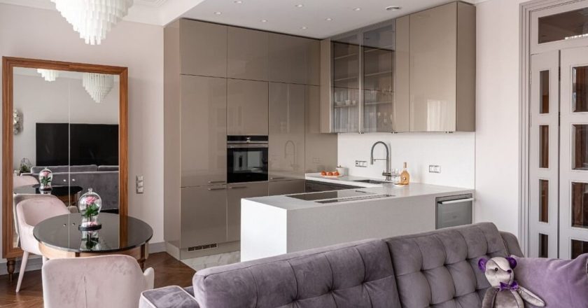 Дизайн кухни-гостиной в небольшом пространстве