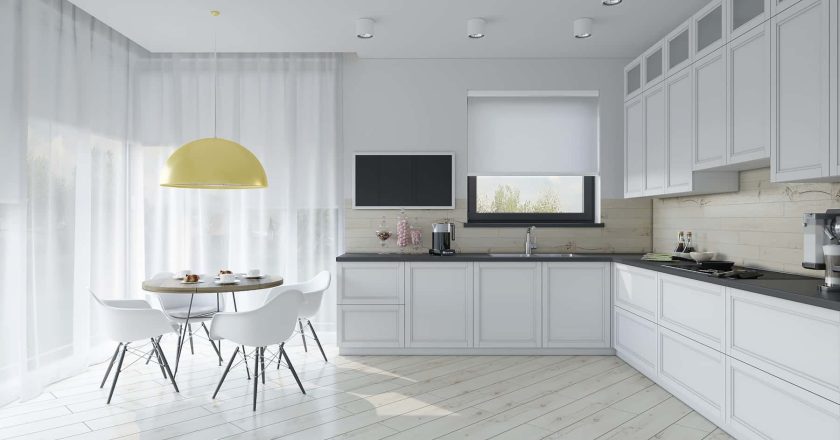 Дизайн кухни в частном доме