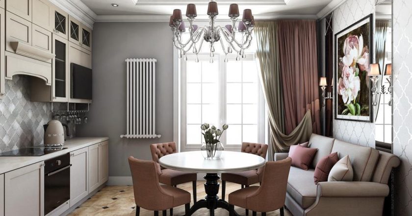 Дизайн кухни в однокомнатной квартире: советы и идеи