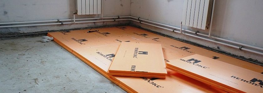 Как поднять пол в квартире на 5 см с помощью пеноплекса