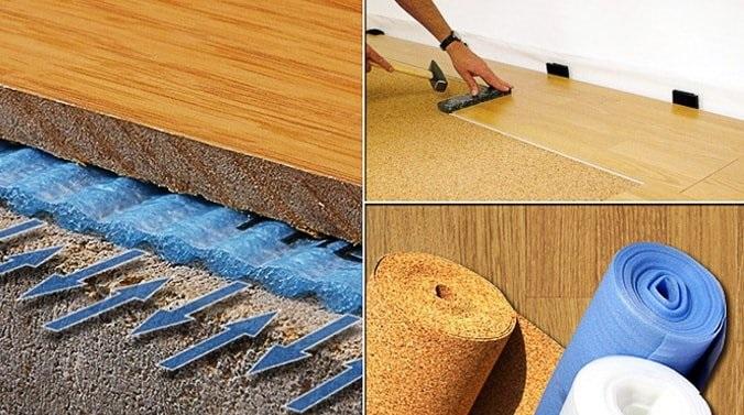 Как утеплить пол под ламинат