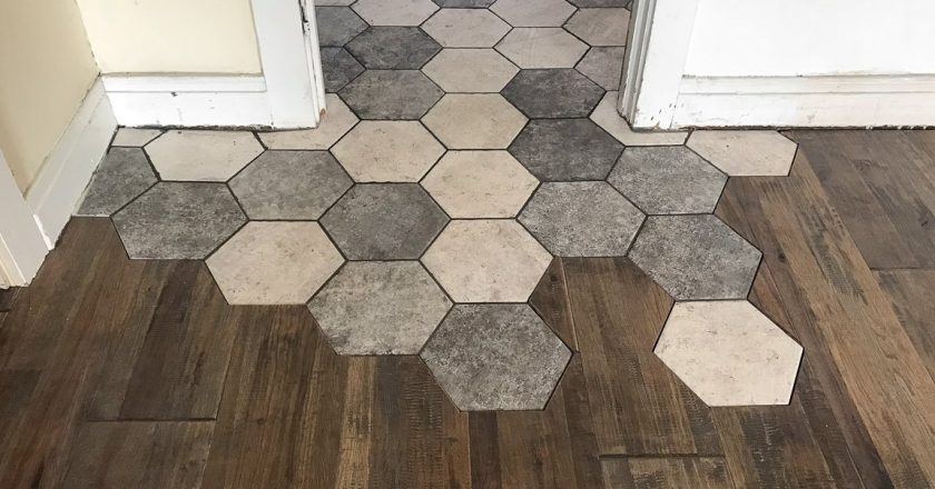 Комбинирование напольных покрытий