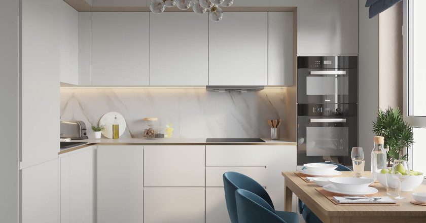 Кухня в современном стиле дизайн фото белая