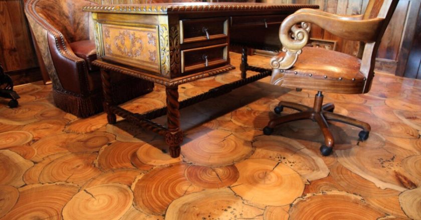 Пол из спилов дерева: экологичное решение для вашего интерьера