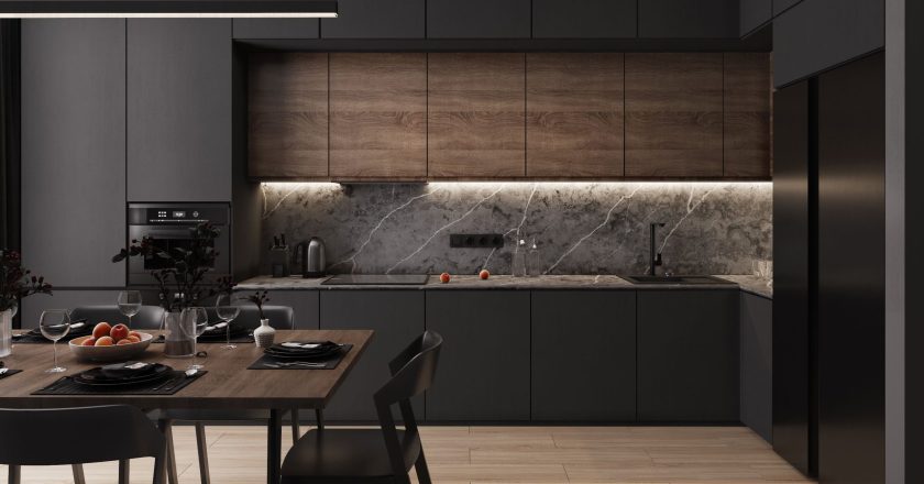 Тёмная кухня: элегантность и стиль в вашем доме