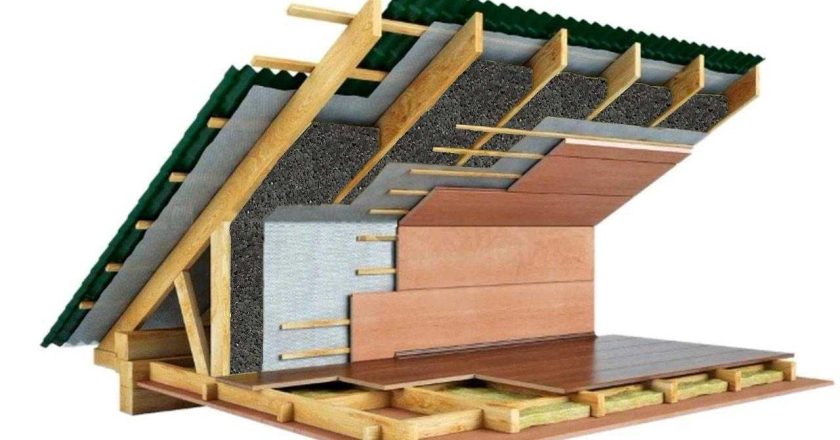 Утепление крыши деревянного дома: выбор материалов и технология