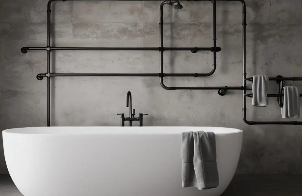 Как правильно зонировать трубы при ремонте ванной комнаты